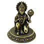 Brass Hanuman Idol Statue Small Bajrangbali Murti for Home Temple, Pooja Room & Spiritual Decor BH10253
