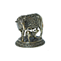 Brass Cow & Calf statue KBH10255