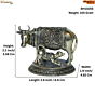 Brass Cow & Calf statue KBH10255