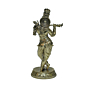 Brass Krishna Statue KBH10260