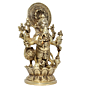 Brass Drashti Ganesha 9 Inch KBH10264