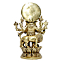 Brass Drashti Ganesha 9 Inch KBH10264