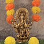 Brass Drashti Ganesha 9 Inch KBH10264