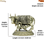 Brass Cow & Calf Statue KBH10273