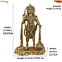 Brass Hanuman 17 Inch KBH10281