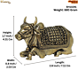 Brass Nandi Statue KBH10291