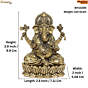Brass Ganesh Idol KBH10295