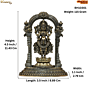 Brass Laxmi Idol KBH10301