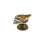 Brass Shankh Diya KBH10304
