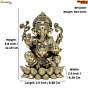 Brass Ganesha Statue KBH10307