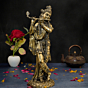 Brass Krishna Idol KBH10310