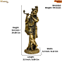 Brass Krishna Idol KBH10310
