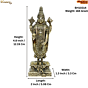 Brass Balaji statue KBH10314