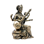 Brass Saraswati maa statue KBH10318