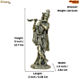 Brass Krishna 5 Inch KBH10327