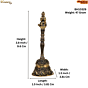 Brass Hanuman Bell KBH10329