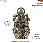 Brass Ganesha Idol  KBH10333