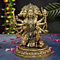 Brass Panchmukhi Hanuman 7 Inch KBH10360
