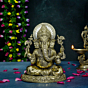 Brass Ganesha Idol KBH10363