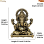 Brass Ganesha Idol  KBH10365