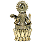 Brass Saraswati maa 4 Inch KBH10330