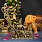 Brass shiv Family Statue KBH10371