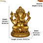 Brass Ganesha 16 Inch KBH10374