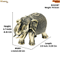 Brass Elephant Statue KBH10387