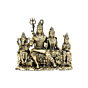 Brass Shiv Parivar Idol  5 Inch  KBH10389