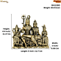 Handcrafted Brass Shiv Parivar Idol KBH10390