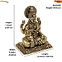 Brass Lakshmi Idol 2 Inch KBH10452