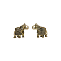 Brass Elephant Figurine 1 Inch KBH10463