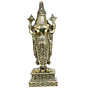 Brass Balaji Idol Lord Venkateswara  Tirupati Balaji Murti for Home Temple, Pooja Room & Spiritual Decor BH10469