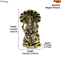 Mini Brass Narsimha Idol KBH10476