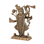 Brass Shreenathji Idol Lord Krishna Shreenathji Murti for Home Temple, Pooja Room & Spiritual Decor BH10479