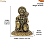 Brass Hanuman Idol KBH10482
