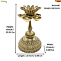 Brass Flower Diya 6 Inch KBH10487