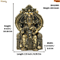 Brass Ganesha 4 Inch KBH10493