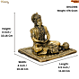 Brass Hanuman 4 Inch KBH10496