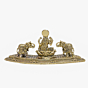Brass Gaj Lakshmi Statue KBH10554