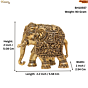 Brass Elephant 2 Inch KBH10557
