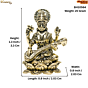 Brass saraswati Idol  KBH10564
