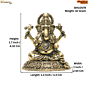 Brass Ganesha Idol KBH10579
