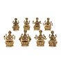 Brass Asthlaxmi 3 Inch KBH10587