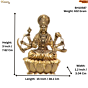 Brass Asthlaxmi 3 Inch KBH10587