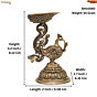 Brass Peacock Diya or Oil Lamp KBH10590