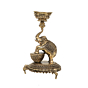 Brass Elephant Diya or Oil Lamp KBH10592