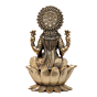 Brass Lakshmi Idol for Home Temple & Decor BH10598