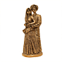 Brass Rajasthani Couple Showpiece 7 Inch KBH10614