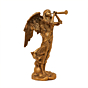 Brass Angel Blowing Horn Figurine KBH10615